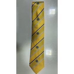 Neck Tie - Yellow Small Lions Logo