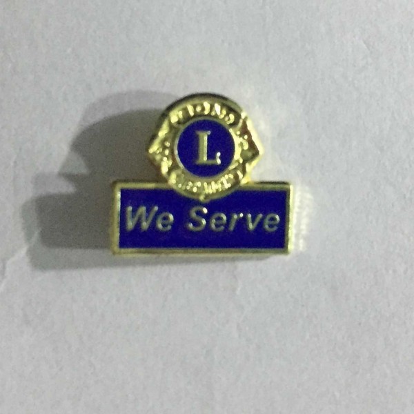We Serve Small Pin