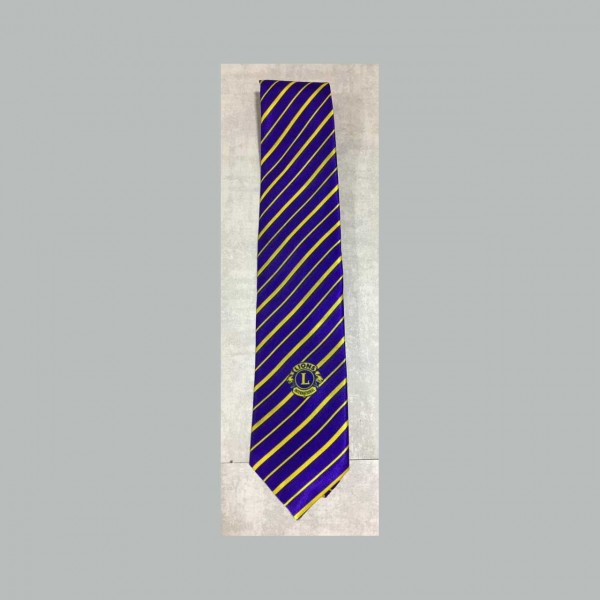 Lions Tie (Blue & Yellow)