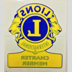 Charter Member Stickers